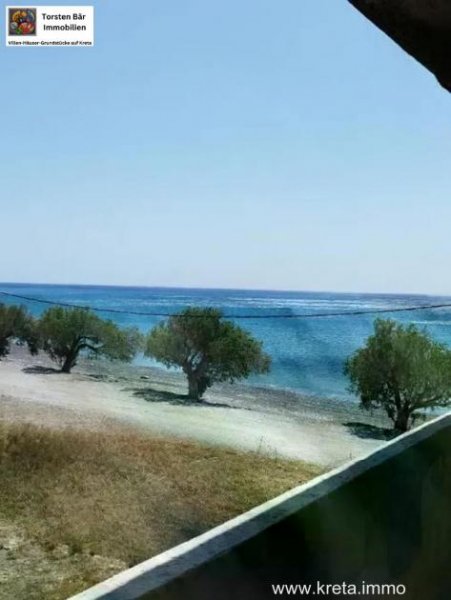 Tsoutsoura Kreta Tsoutsoura: renovierungsb. Apartmenthaus direkt am Meer Haus kaufen
